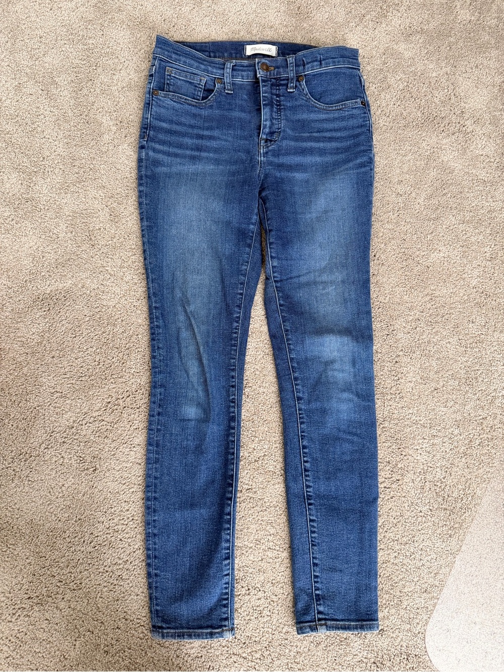 Madewell Dark Blue Skinny Jeans